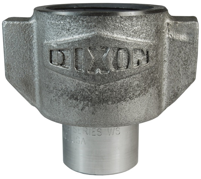 8WSBF8-SS by Dixon Valve | Hydraulic Quick Disconnect Coupling | WS-Series | 1" Female BSPP x 1" Heavy-Duty Wingstyle | Socket | Nitrile Seal | 316 Stainless Steel