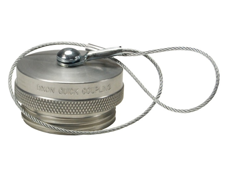 8WSDP-A by Dixon Valve | Hydraulic Quick Disconnect Coupling | WS-Series | Rigid Dust Plug | Fits 1" Body Size | Aluminum