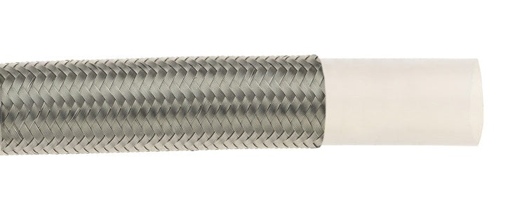 WSB-04-100 by Dixon Valve | -04 | Nominal Smooth Bore PTFE Hose | Coiled | White Non-Conductive Tube | 1/4" Nominal Size | .187" Average ID | 100ft
