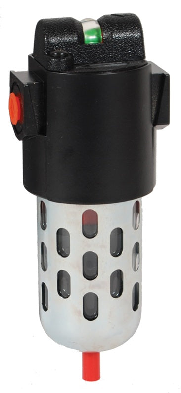 M16-03A Wilkerson by Dixon Valve | M16-Series | Compact Coalescing Filter | 3/8" Size | 44.7 SCFM | Automatic Drain | 2.7 oz Compact Transparent Bowl & Guard