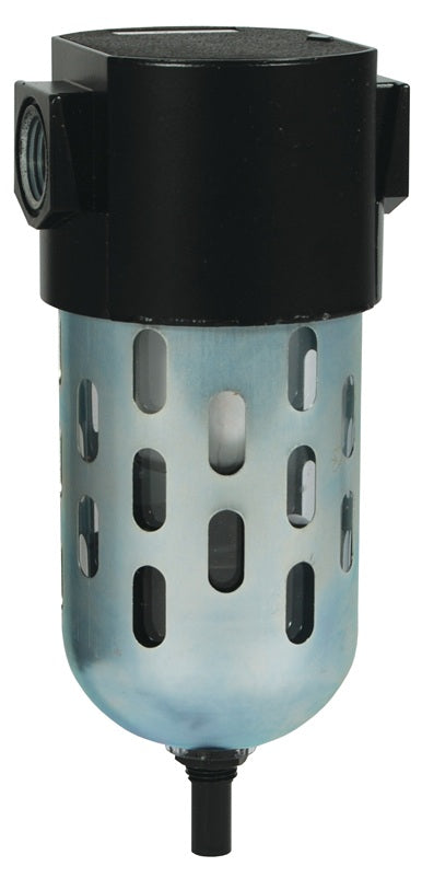 F26-04A Wilkerson by Dixon Valve | F26-Series | Standard Airline Filter | 1/2" Size | 149.8 SCFM | Automatic Drain | 3.2 oz. Transparent Bowl & Guard