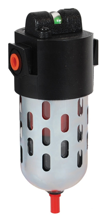 M26-04M Wilkerson by Dixon Valve | M26-Series | Standard Coalescing Filter | 1/2" Size | 79.5 SCFM | Manual Drain | 1.7 oz. Standard Transparent Bowl & Guard