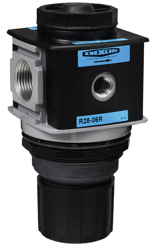 R28-03R Wilkerson by Dixon Valve | R28-Series | Standard Regulator | 3/8" Size | 228 SCFM | without Gauge | 0-125 PSI Adjusting Range