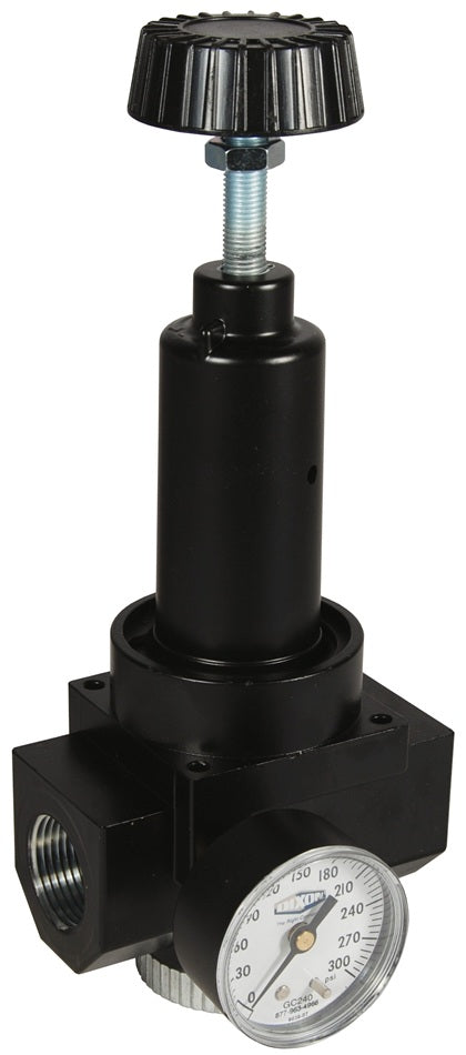 R30-06RHG Wilkerson by Dixon Valve | R30-Series | High Pressure High Flow Regulator | 3/4" Size | 481 SCFM | with Gauge | 0-180 PSI Adjusting Range