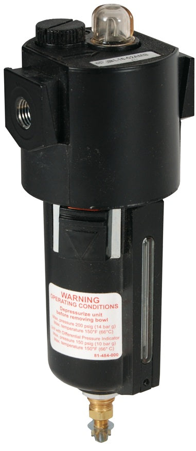 L16-03AMB Wilkerson EconOmist® by Dixon Valve | L16-Series | Compact Lubricator | 3/8" Size | 58.5 SCFM | 5 oz. Metal Bowl