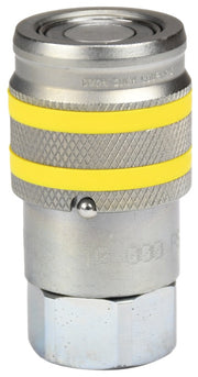 3XKF3 by Dixon Valve | Hydraulic Quick Disconnect Coupling | XK-Series | 3/8" Female NPTF x 3/8" 10K Flushface | Socket | Nitrile Seal | Steel