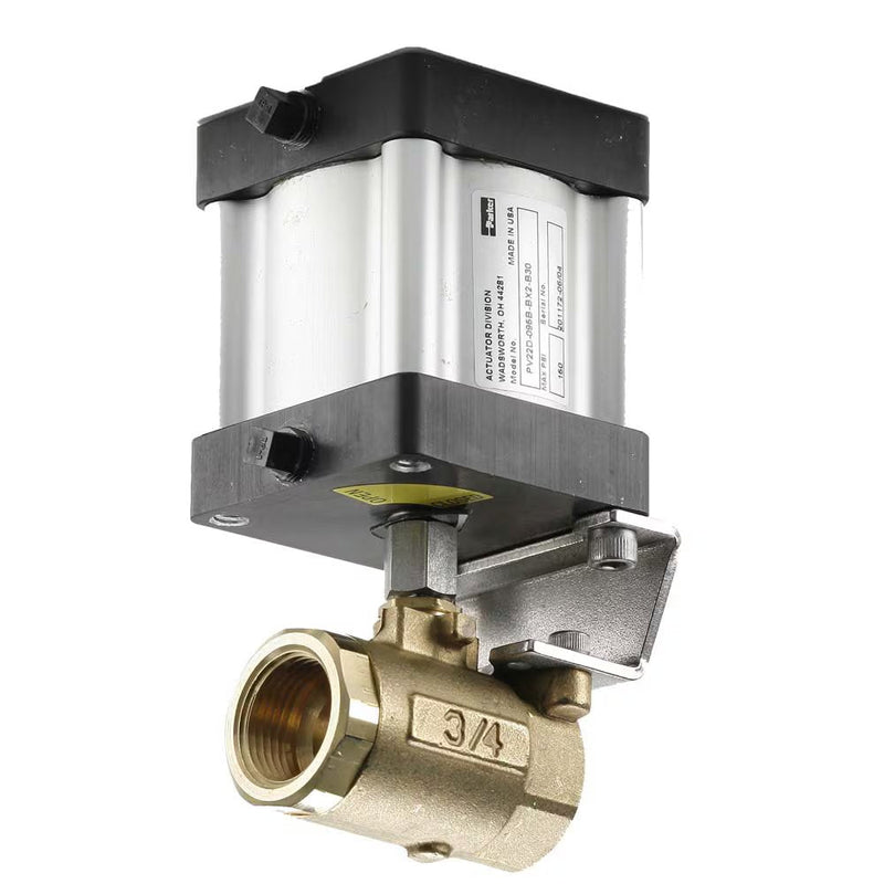 V502P-12-ACT by Parker | Rotary Actuator | 3/4" Size x 3/4" Female PTF Thread | 5.57" Length | Aluminum | Pack of 4