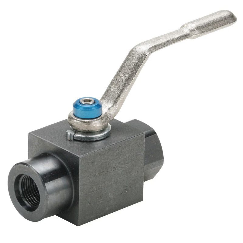 V506HP-16 by Parker | Ball Valve | 1-5/16" SAE J1926-1 Thread | 9.24" Length | Straight | Carbon Steel