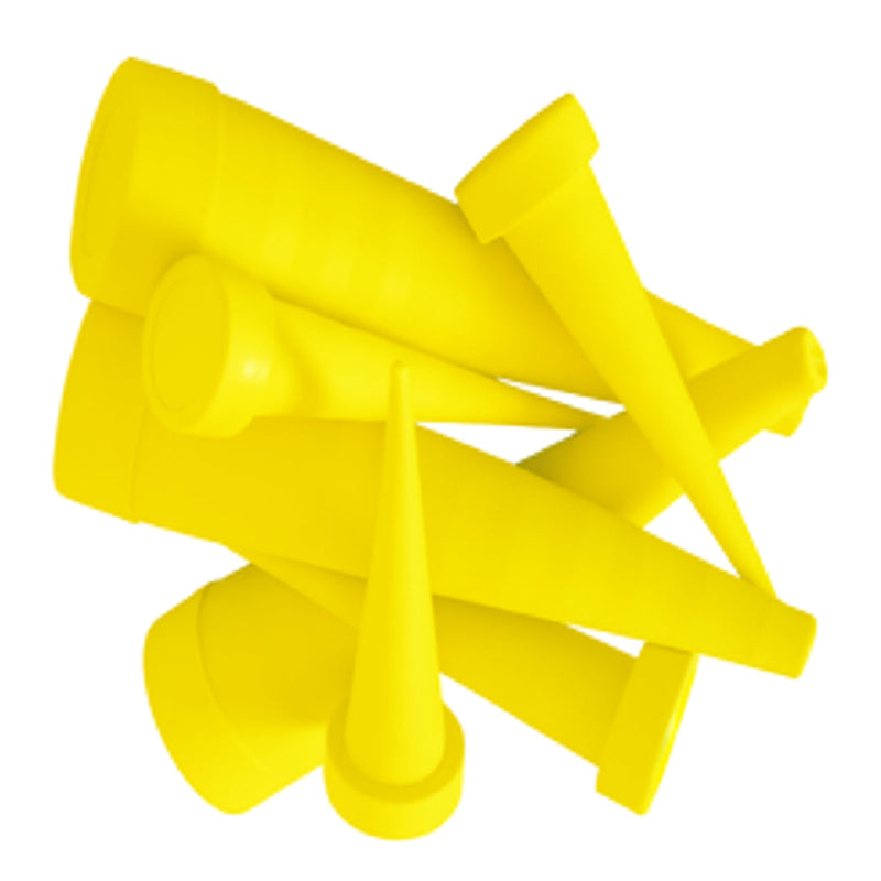 RPLUG-M Rhino™ by SRM Industries | Rhino Drip Proof Plugs™ | Fitting size -8 thru -16 Male Pipe | Yellow | Nitrile/NBR | Pack of 10