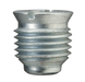 Z741-A by Alemite | Flush Type Threaded Slotted Fitting | 1/4" NPTF Thread | Overall Length: Shank Length | Shank Length: Hex Size | Trivalent Zinc Plating