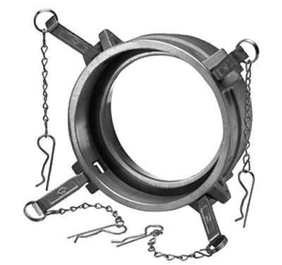 AL-D800 by Kuriyama | AL-D Series | Part D | Cam & Groove Adapter | 8" Coupler x 8" Female NPT | Aluminum
