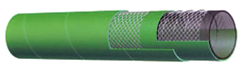 T505OG075X100 Alfagomma by Kuriyama | T505OG Series | XLPE Acid / Chemical Suction & Discharge Hose | 3/4" ID | 1.22" OD | 240 PSI | Green | 100ft Length