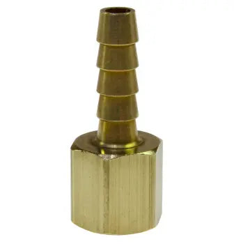 FR0808 by Coilhose | Hose Fitting | 1/2" Hose ID | 1/2" Female NPT Thread x 1/2" Hose Barb | Straight | Brass