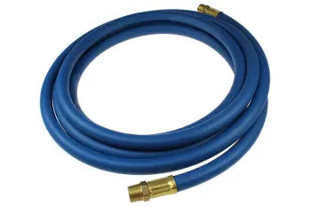 R14050N by Coilhose | Multipurpose Hose | 1/4" Hose ID | 1/2" Hose OD | 1/4" Male NPT Rigid | Blue | Neoprene | 50ft
