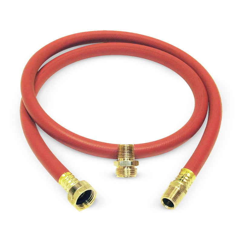 15717 by Coxreels | Garden Hose Inlet Kit for Hose Reels with 1/2" Plumbing | 3/4" Garden Hose x 3/4" NPT | 48in Hose