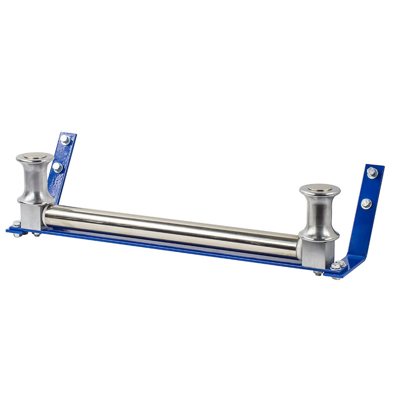 15362-12 by Coxreels | 3-Way Bottom Roller Bracket for Hand Crank & Motorized Hose Reels | 12" Drum Width | Steel