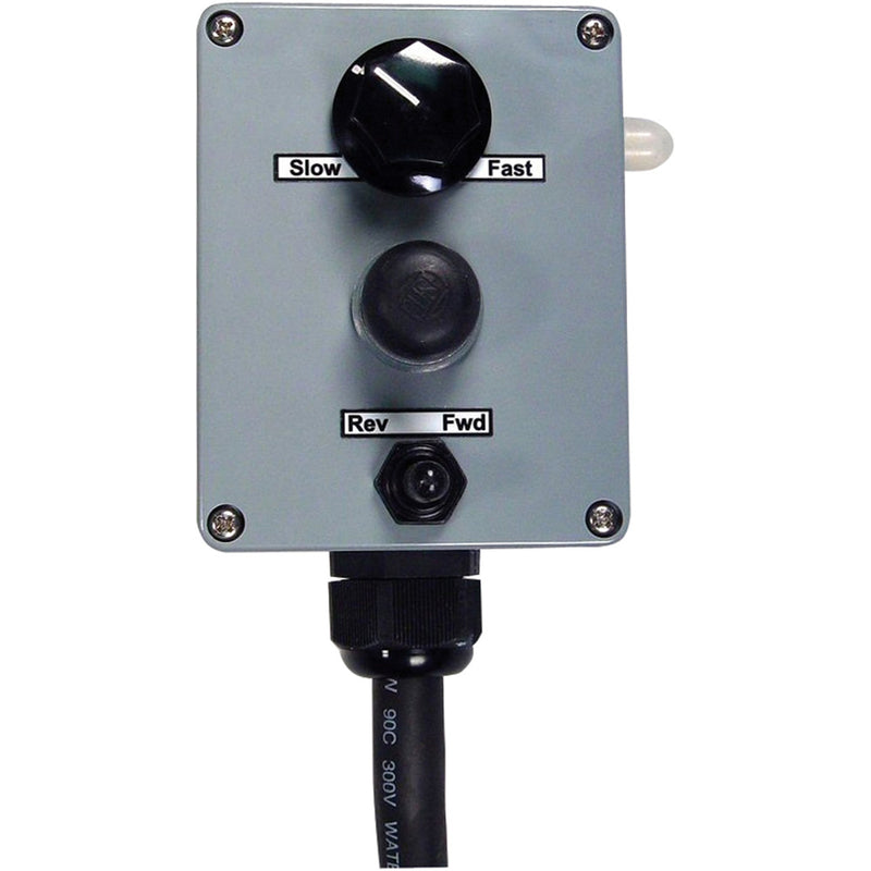 20872 by Coxreels | 12V DC Motor Controller with On/Off Push Button, Relay, 50A Breaker & Forward/Reverse for Motorized Hose Reels