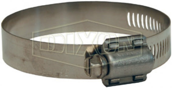 20056 by Dixon Valve | Style 200 | Aero-Seal® Worm Gear Clamp | 9/16" Band Width | Hose OD Range: from 3-1/16" to 4" | 300 Stainless Steel Band | 410 Stainless Steel Screw