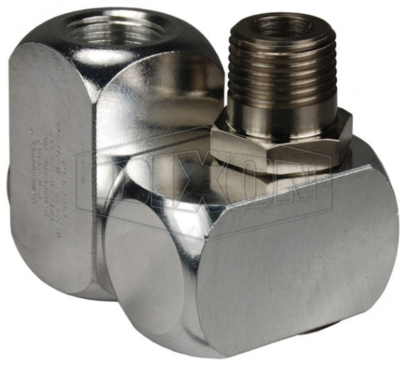 D346U by Dixon Valve | Pneumatic Air Tool Swivel | 3/8" Male NPT x 3/8" Female NPT | 150 PSI | Aluminum