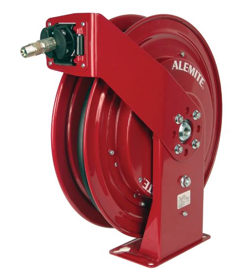 7336-C by Alemite | Severe Duty Reels | Air/Water | Bare Reel | Reel Inlet: 1/2" Female NPTF | Reel Outlet: 3/8" Female NPTF | Max Pressure: 300 PSI