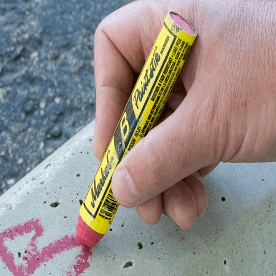 080420 by Markal | B Paintstik | Fine Size 3/8" x 4-3/4" | White | Case of 144
