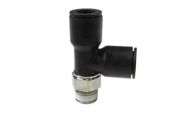 CL71251032S by Coilhose | COILOCK™ Push-To-Connect Fitting | 5/32" Tube OD x 10-32" Male NPT Swivel | Tee | Plastic