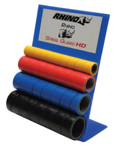 RSG-6.00HDR-20 Rhino™ by SRM Industries | RHINO Spiral Guard | 6" Hose ID x 5.70" - 7.00" Hose OD | Red | 20ft Length