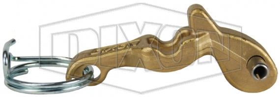 BHSC152 by Dixon Valve | Boss-Lock Cam & Groove Replacement Handle | fits 1-1/4" - 2-1/2" Coupler Size | Brass