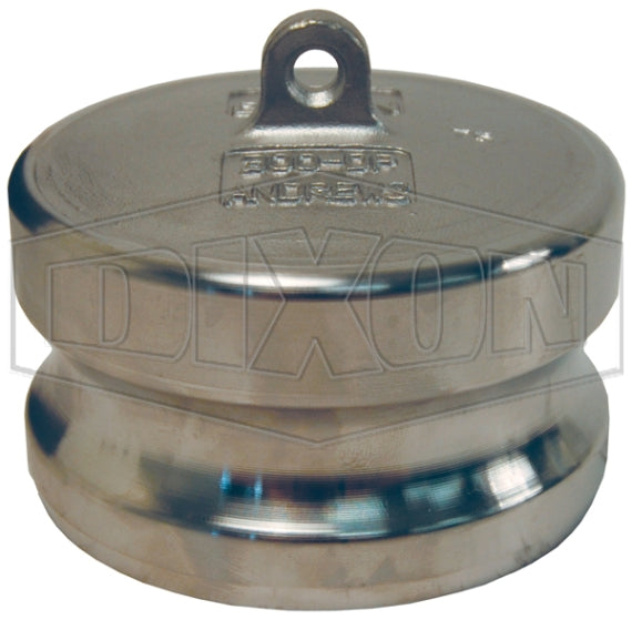 100-DP-SS by Dixon Valve | Cam & Groove Dust Plug | Type DP | 1" Adapter End | 316 Stainless Steel