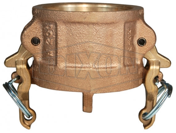 BH250 by Dixon Valve | Boss-Lock Cam & Groove Dust Cap | Type H | 2-1/2" Coupler End | Brass