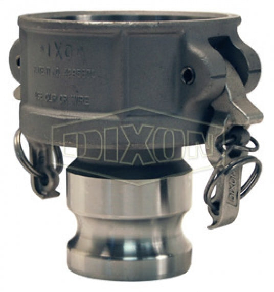 RDA2030BL by Dixon Valve | Boss-Lock Cam & Groove Reducer (Jump Size) | Type DA | 2" Coupler x 3" Adapter | 316 Stainless Steel