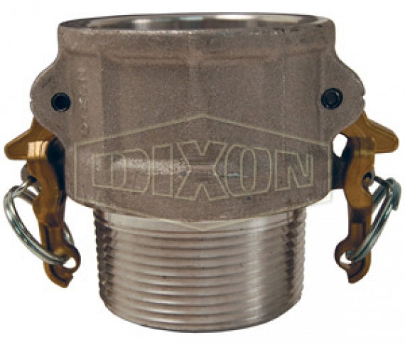 AB100 by Dixon Valve | Boss-Lock Cam & Groove Coupler | Type B | 1" Coupler x 1" Male NPT | Aluminum
