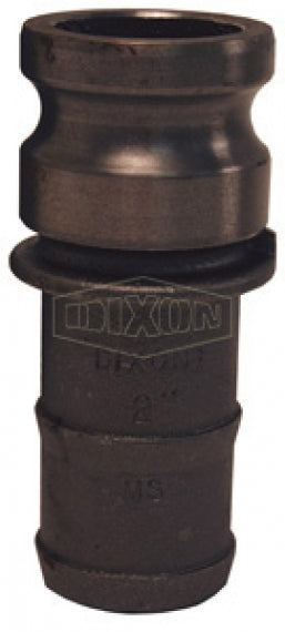 150-E-MI by Dixon Valve | Cam & Groove Fitting | Type E | 1-1/2" Adapter x 1-1/2" Hose Shank | Unplated Malleable Iron