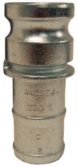 150-E-PM by Dixon Valve | Cam & Groove Fitting | Type E | 1-1/2" Adapter x 1-1/2" Hose Shank | Plated Malleable Iron