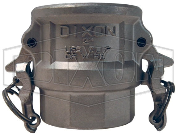 RD100BL by Dixon Valve | Boss-Lock Cam & Groove Coupler | Type D | 1" Coupler x 1" Female NPT | 316 Stainless Steel