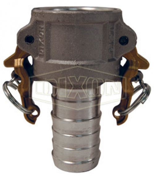 AC300 by Dixon Valve | Boss-Lock Cam & Groove Coupler | Type C | 3" Coupler x 3" Hose Shank | Aluminum
