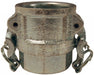 ID100 by Dixon Valve | Boss-Lock Cam & Groove Coupler | Type D | 1" Coupler x 1" Female NPT | Plated Malleable Iron