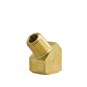 SE45-1-1 Breco by Foster | Fittings | 1/8" Male NPT Thread x 1/8" Female NPT Thread | 45° Elbow | Brass