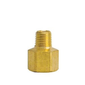 AD-2-3 Breco by Foster | Male - Female Adapter | 1/4" Male NPT Thread x 3/8" Female NPTF Thread | Adapter | Straight | Brass