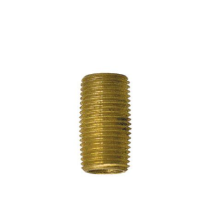 N-3 Breco by Foster | Close Nipple | 3/8" Male NPT Thread | Straight | Brass