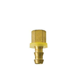POF-3-3 Breco by Foster | Push-Lock Hose Barb | 3/8" Push-On Hose Barb x 3/8" Female NPT Thread | Straight | Brass