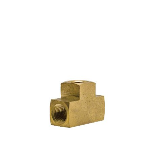 PT-1 Breco by Foster | Pipe Fitting | 1/8" Female NPT Thread x 1/8" Female NPT Thread x 1/8" Female NPT Thread | Tee | Brass