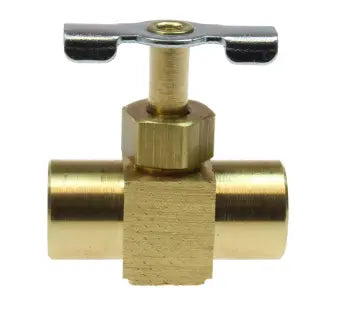 NV3304 by Coilhose | Pipe Fitting | Needle Valve | 1/4" Female NPT Thread | Brass