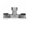 C6600-08-08-08-SS by Brennan Inc. | -08 Bite Type x -08 Bite Type x -08 Bite Type Swivel | Tee | Stainless Steel