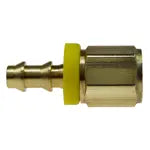 LRF0404 by Coilhose | Lock-On Rigid Female Fitting | 1/4" Hose ID | 1/4" Female NPT Thread | Brass