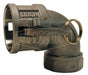 200D-90SS by Dixon Valve | Cam & Groove Coupling | 90° Elbow | Type D | 2" Coupler x 2" Female NPT | 316 Stainless Steel