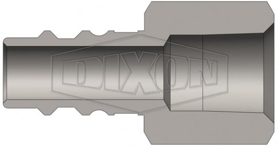 CJ2F3-LG by Dixon Valve | Pneumatic Quick Disconnect Coupling | CJ-Series | 3/8" Female NPT x 1/4" European Interchange | Plug | Steel