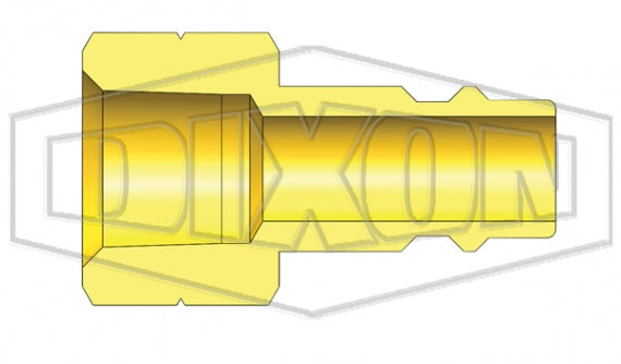 CJ3F3-B by Dixon Valve | Pneumatic Quick Disconnect Coupling | CJ-Series | 3/8" Female NPT x 3/8" European Interchange | Plug | Brass