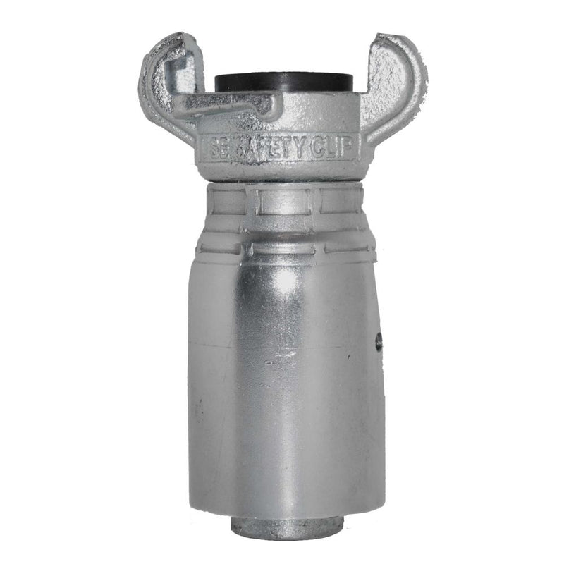 901002 (UCHS100-F) by PT-Coupling | Type UCH | Universal / Chicago-Style Fitting with Ferrule | 1" Claw Coupling x 1" Hose Barb | 1.25" to 1.56" Hose OD | Ductile Iron