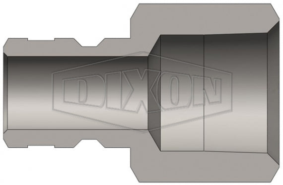 CM4F6-B by Dixon Valve | Hydraulic Quick Disconnect Coupling | CM-Series | 3/4" Female NPTF x 1/2" Industrial Mold Interchange | Plug | Brass